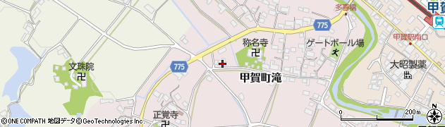 滋賀県甲賀市甲賀町滝2228周辺の地図