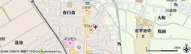 京都府宇治市小倉町久保5周辺の地図