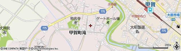 滋賀県甲賀市甲賀町滝1053周辺の地図