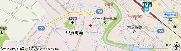 滋賀県甲賀市甲賀町滝1045周辺の地図