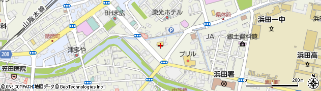 大阪王将 浜田店周辺の地図