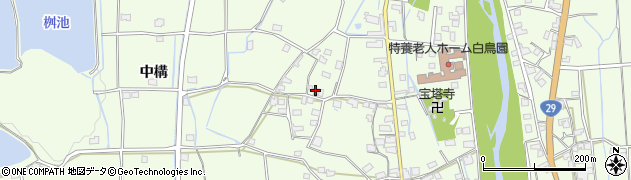 兵庫県姫路市林田町中構56周辺の地図
