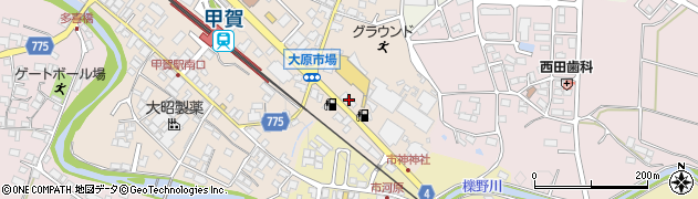 甲賀タイヤ商会周辺の地図