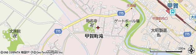 滋賀県甲賀市甲賀町滝1063周辺の地図