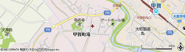 滋賀県甲賀市甲賀町滝1059周辺の地図
