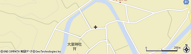 愛知県新城市上吉田中平周辺の地図
