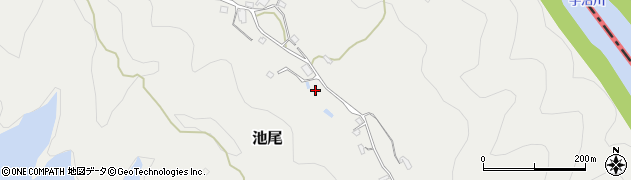 京都府宇治市池尾周辺の地図