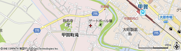 滋賀県甲賀市甲賀町滝1044周辺の地図