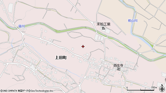 〒513-0018 三重県鈴鹿市上田町の地図