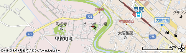 滋賀県甲賀市甲賀町滝1029周辺の地図