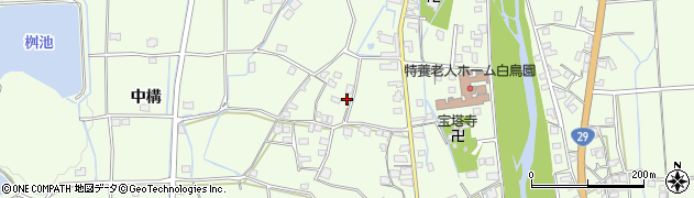 兵庫県姫路市林田町中構64周辺の地図
