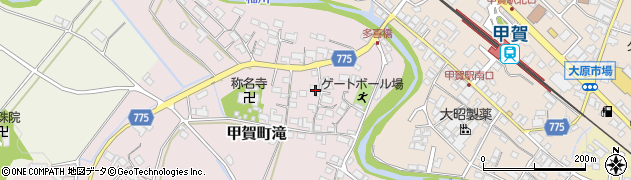 滋賀県甲賀市甲賀町滝1035周辺の地図