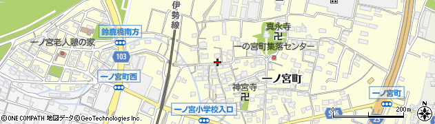 三重県鈴鹿市一ノ宮町1194周辺の地図