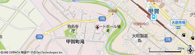 滋賀県甲賀市甲賀町滝1030周辺の地図