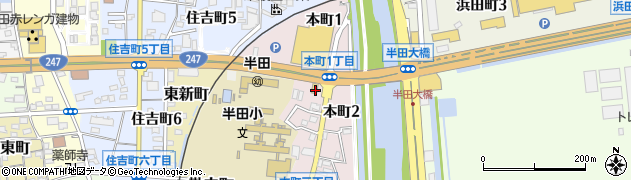 永田や佛壇店半田店周辺の地図