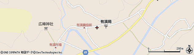 岡山県高梁市有漢町有漢2449周辺の地図