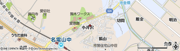 愛知県岡崎市舞木町周辺の地図