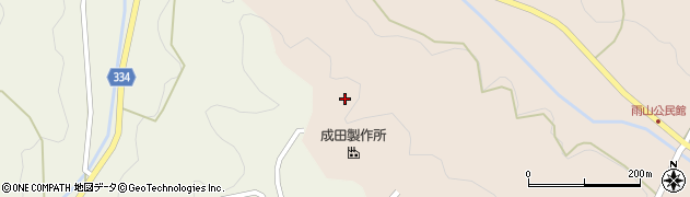 愛知県岡崎市雨山町（越タワ道東）周辺の地図