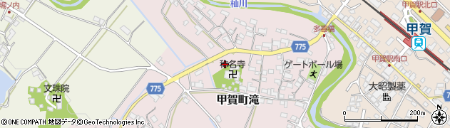 滋賀県甲賀市甲賀町滝2235周辺の地図