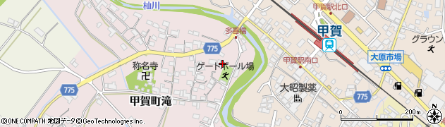 滋賀県甲賀市甲賀町滝1028周辺の地図