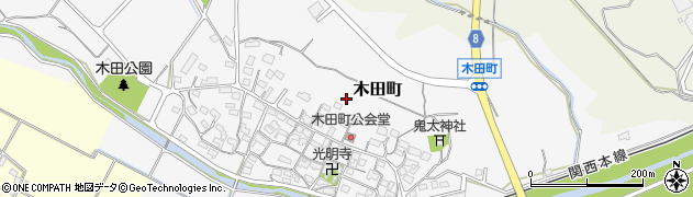 三重県鈴鹿市木田町周辺の地図