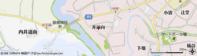 愛知県新城市日吉井戸向周辺の地図