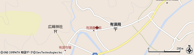 岡山県高梁市有漢町有漢2662周辺の地図
