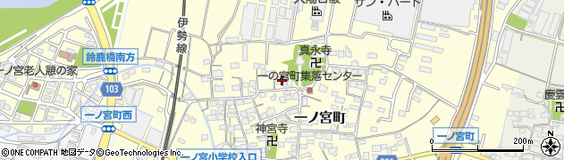 三重県鈴鹿市一ノ宮町1185周辺の地図