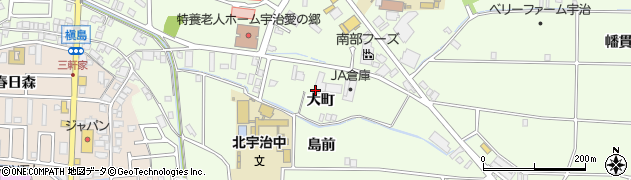 京都府宇治市槇島町（大町）周辺の地図