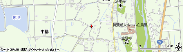 兵庫県姫路市林田町中構72周辺の地図