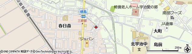 京都府宇治市小倉町久保1周辺の地図