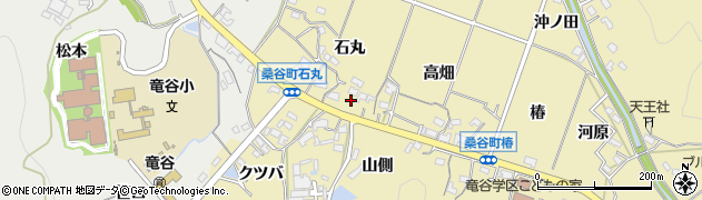 愛知県岡崎市桑谷町石丸4周辺の地図