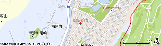 松尾台四丁目周辺の地図