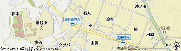愛知県岡崎市桑谷町石丸1-1周辺の地図