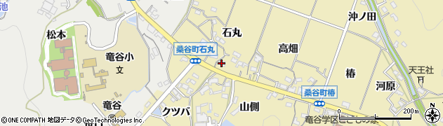 愛知県岡崎市桑谷町石丸5周辺の地図