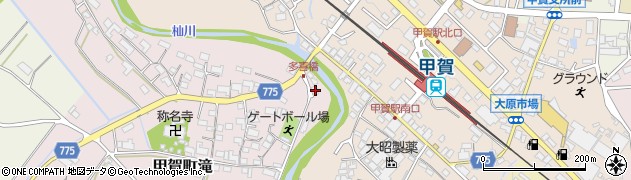 滋賀県甲賀市甲賀町滝2278周辺の地図