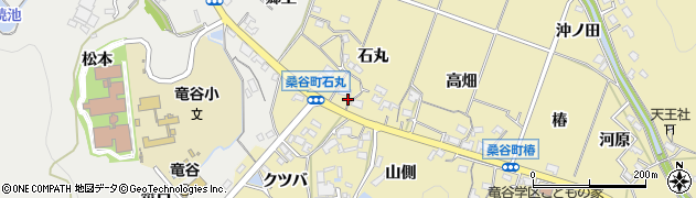 愛知県岡崎市桑谷町石丸8周辺の地図