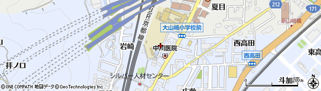 京都府大山崎町（乙訓郡）大山崎（松原）周辺の地図