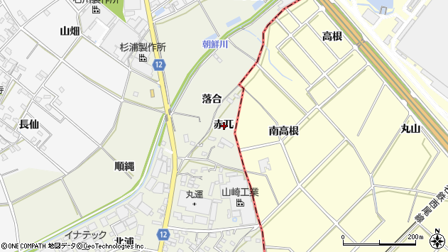 〒445-0802 愛知県西尾市米津町の地図