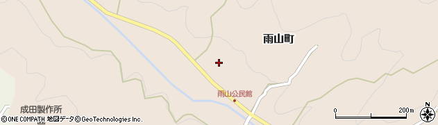 愛知県岡崎市雨山町（下仲村）周辺の地図
