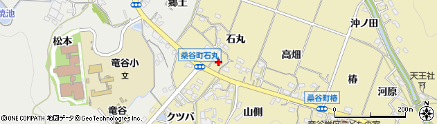 愛知県岡崎市桑谷町石丸8-1周辺の地図