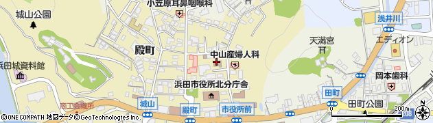 浜田公共職業安定所周辺の地図