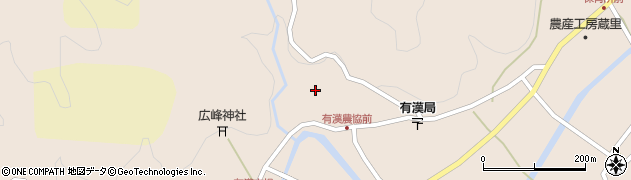 岡山県高梁市有漢町有漢2418周辺の地図