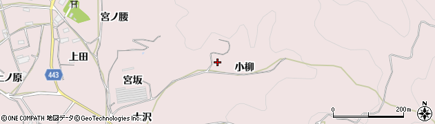 愛知県新城市日吉（小柳）周辺の地図