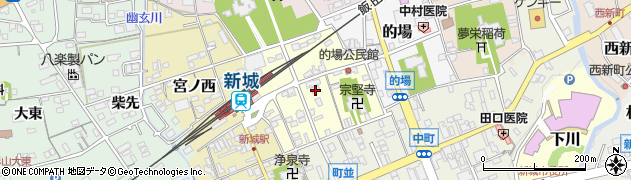 愛知県新城市宮ノ前周辺の地図