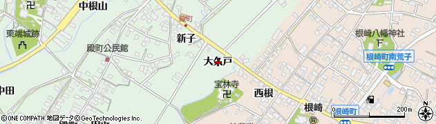 愛知県安城市東端町（大久戸）周辺の地図