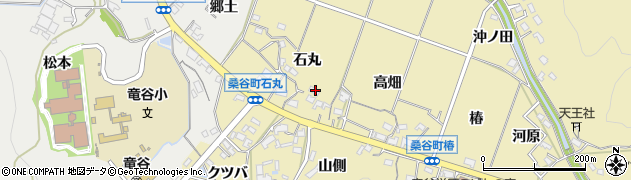 愛知県岡崎市桑谷町石丸3-3周辺の地図