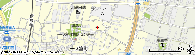 三重県鈴鹿市一ノ宮町1302周辺の地図