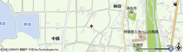 兵庫県姫路市林田町中構86周辺の地図