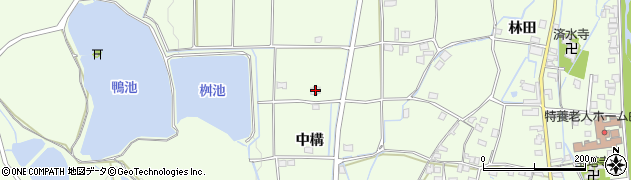 兵庫県姫路市林田町中構178周辺の地図